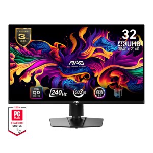 Monitor|MSI|MAG 321UPX QD-OLED|32"|Gaming|Panel QD-OLED|3840x2160|16:9|240Hz|Matte|0.03 ms|Swivel|Pivot|Height adjustable|Tilt|C