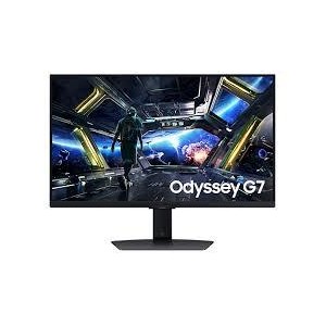 LCD Monitor|SAMSUNG|Odyssey G7|27"|Gaming|Panel IPS|3840x2160|16:9|144Hz|1 ms|Speakers|Swivel|Pivot|Height adjustable|Tilt|Colou