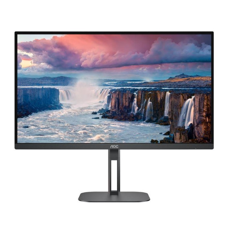 LCD Monitor|AOC|27"|Panel VA|2560x1440|16:9|75 Hz|Matte|4 ms|Speakers|Swivel|Pivot|Height adjustable|Tilt|Colour Black|Q27V5N/BK