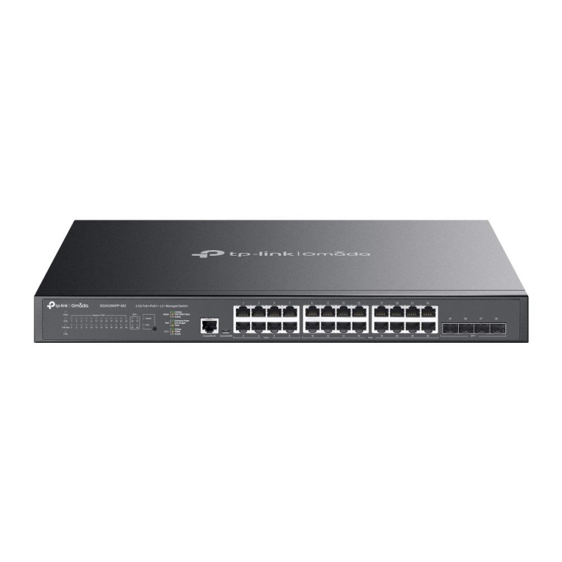 Switch|TP-LINK|Omada|SG3428XPP-M2|Desktop/pedestal|Rack|24x2.5GbE|4xSFP+|1xConsole|1|PoE+ ports 16|500 Watts|SG3428XPP-M2 Switch|TP-LINK|Omada|SG3428XPP-M2|Desktop/pedestal|Rack|24x2.5GbE|4xSFP+|1xConsole|1|PoE+ ports 16|500 Watts|SG3428XPP-M2