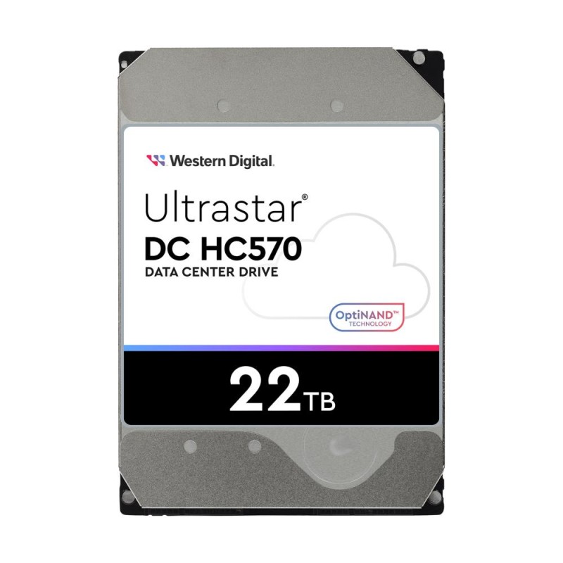 HDD|WESTERN DIGITAL ULTRASTAR|Ultrastar DC HC570|22TB|SAS|512 MB|7200 rpm|3,5"|MTBF 2500000 hours|0F48052 HDD|WESTERN DIGITAL ULTRASTAR|Ultrastar DC HC570|22TB|SAS|512 MB|7200 rpm|3,5"|MTBF 2500000 hours|0F48052
