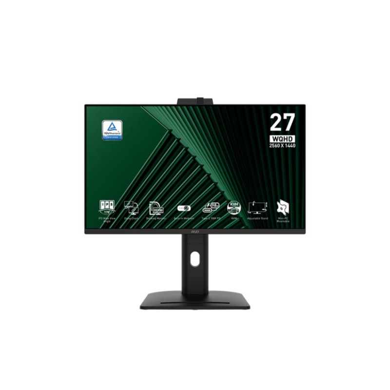 LCD Monitor|MSI|PRO MP275QPDG|27"|Business|Swivel|Pivot|Height adjustable|Tilt|Matte|Panel IPS|2560x1440|16:9|100Hz|5 ms|Speaker