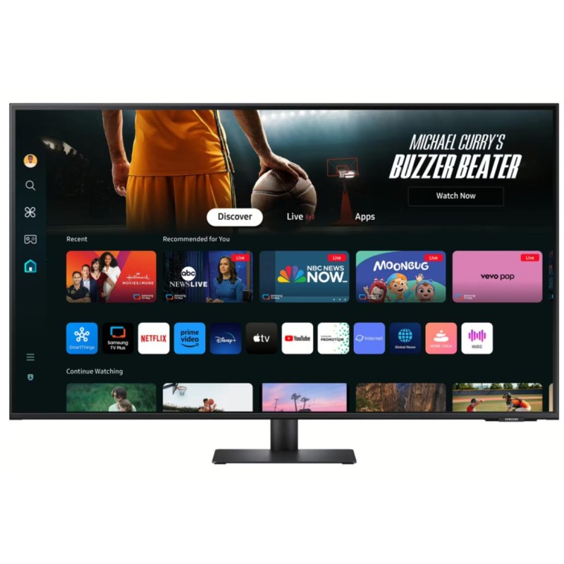 LCD Monitor|SAMSUNG|S43DM702UU|43"|TV Tuner/Smart/4K|Panel VA|3840x2160|16:9|60Hz|4 ms|Speakers|Colour Black|LS43DM702UUXDU