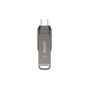 MEMORY DRIVE FLASH USB3.1 64GB/D400 LJDD400064G-BNQNG LEXAR