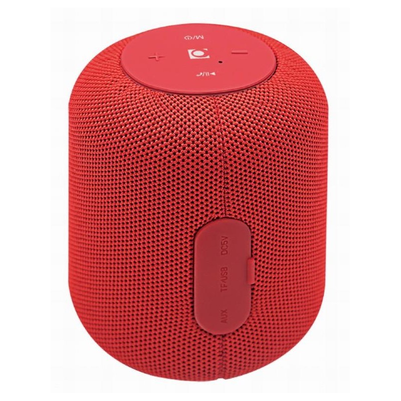 Portable Speaker|GEMBIRD|Portable/Wireless|1xMicroSD Card Slot|Bluetooth|Red|SPK-BT-15-R