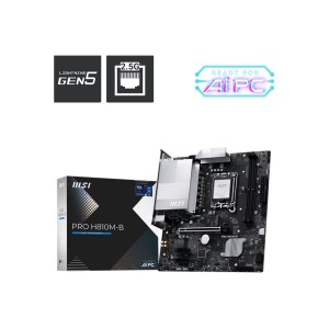 Mainboard|MSI|Intel H810|LGA1851|Micro-ATX|Memory DDR5|Memory slots 2|PROH810M-B