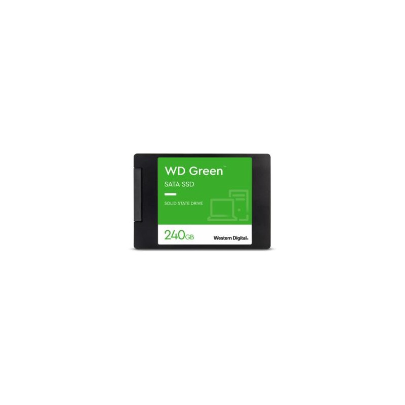 SSD|WESTERN DIGITAL|Green|240GB|SATA 3.0|SLC|Read speed 545 MBytes/sec|2,5"|MTBF 1000000 hours|WDS240G3G0A