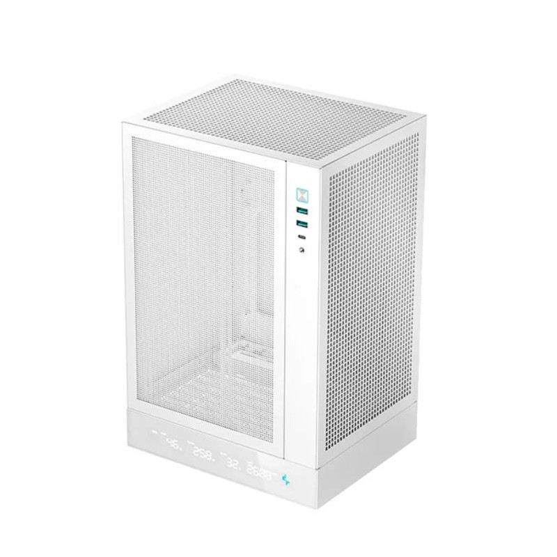 Case|DEEPCOOL|CH170 DIGITAL WH|MiniTower|Not included|MiniITX|Colour White|CH170DIGITALWH