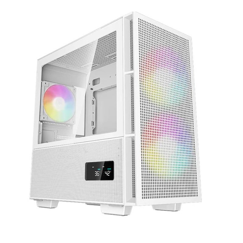 Case|DEEPCOOL|CH360 DIGITAL WH|MiniTower|Not included|MicroATX|MiniITX|Colour White|CH360DIGITALWH