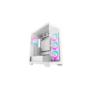 Case|DEEPCOOL|CG580 4F WH|MidiTower|Case product features Transparent panel|Not included|ATX|MicroATX|MiniITX|Colour White|R-CG5