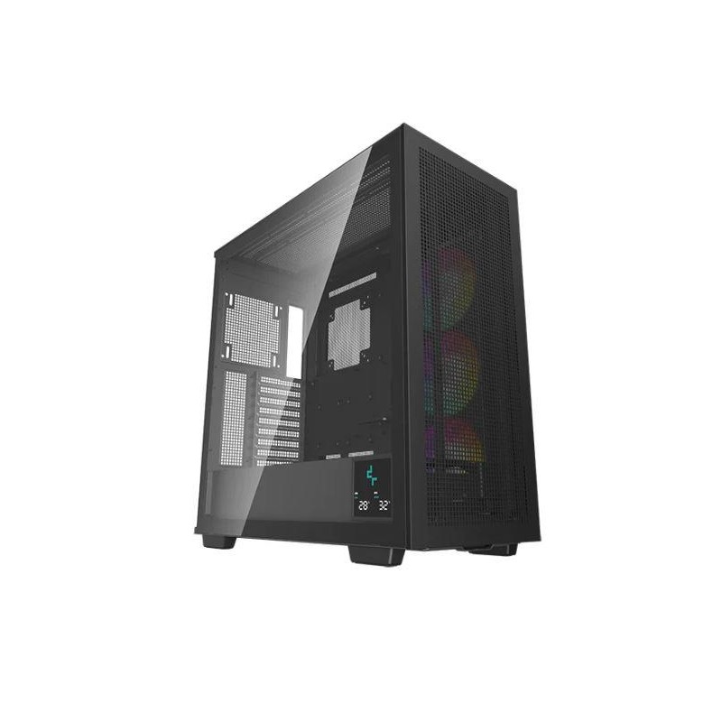 Case|DEEPCOOL|MORPHEUS|Case product features Transparent panel|Colour Black|R-MORPHEUS-BKAPA1-G-1