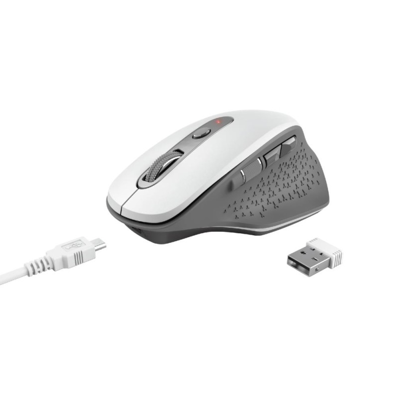 MOUSE USB OPTICAL WRL/OZAA WHITE 24035 TRUST MOUSE USB OPTICAL WRL/OZAA WHITE 24035 TRUST