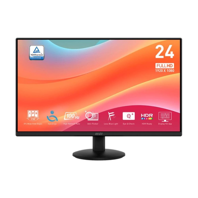 LCD Monitor|MSI|23.8"|Business|Matte|Panel IPS|1920x1080|16:9|100Hz|1 ms|Tilt|Colour Black|PROMP242L LCD Monitor|MSI|23.8"|Business|Matte|Panel IPS|1920x1080|16:9|100Hz|1 ms|Tilt|Colour Black|PROMP242L
