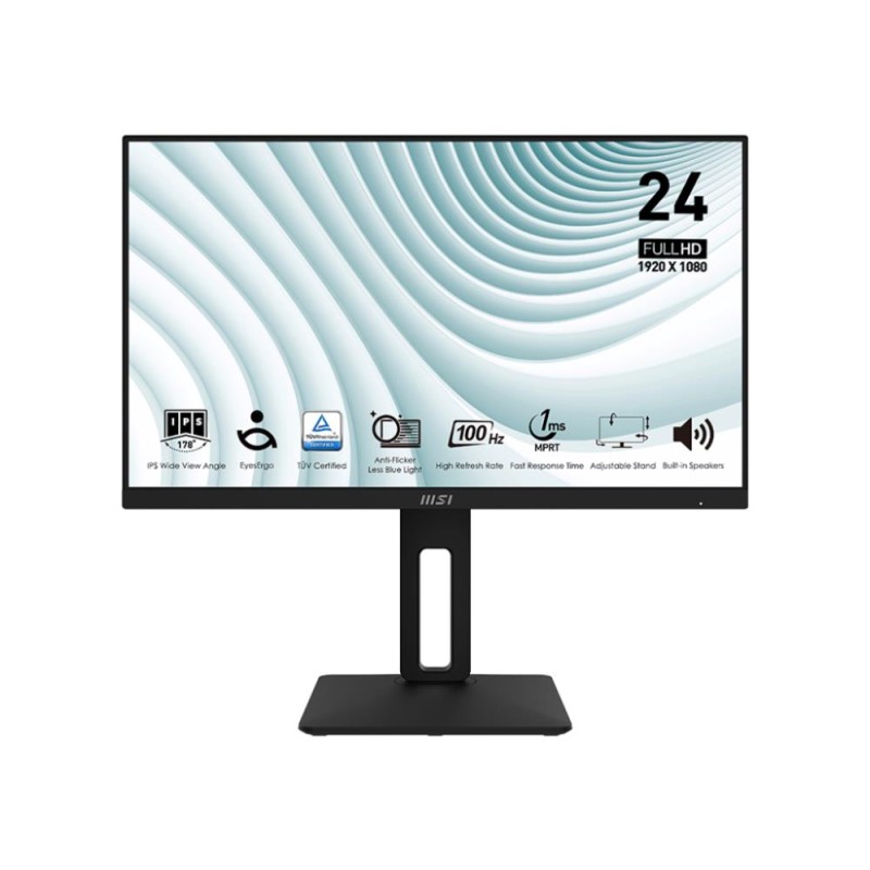 LCD Monitor|MSI|PRO MP242AP|23.8"|Business|Panel IPS|1920x1080|16:9|100Hz|1 ms|Swivel|Pivot|Height adjustable|Tilt|Colour Black| LCD Monitor|MSI|PRO MP242AP|23.8"|Business|Panel IPS|1920x1080|16:9|100Hz|1 ms|Swivel|Pivot|Height adjustable|Tilt|Colour Black|