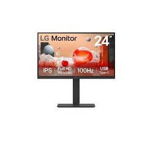LCD Monitor|LG|23.8"|Business|Panel IPS|1920x1080|16:9|100 Hz|5 ms|Swivel|Pivot|Height adjustable|Tilt|24BA650-B