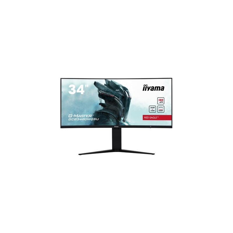 LCD Monitor|IIYAMA|34"|Gaming/Curved/21 : 9|Panel VA|3440x1440|21:9|180Hz|Matte|0.4 ms|Speakers|Height adjustable|Tilt|Colour Bl LCD Monitor|IIYAMA|34"|Gaming/Curved/21 : 9|Panel VA|3440x1440|21:9|180Hz|Matte|0.4 ms|Speakers|Height adjustable|Tilt|Colour Bl