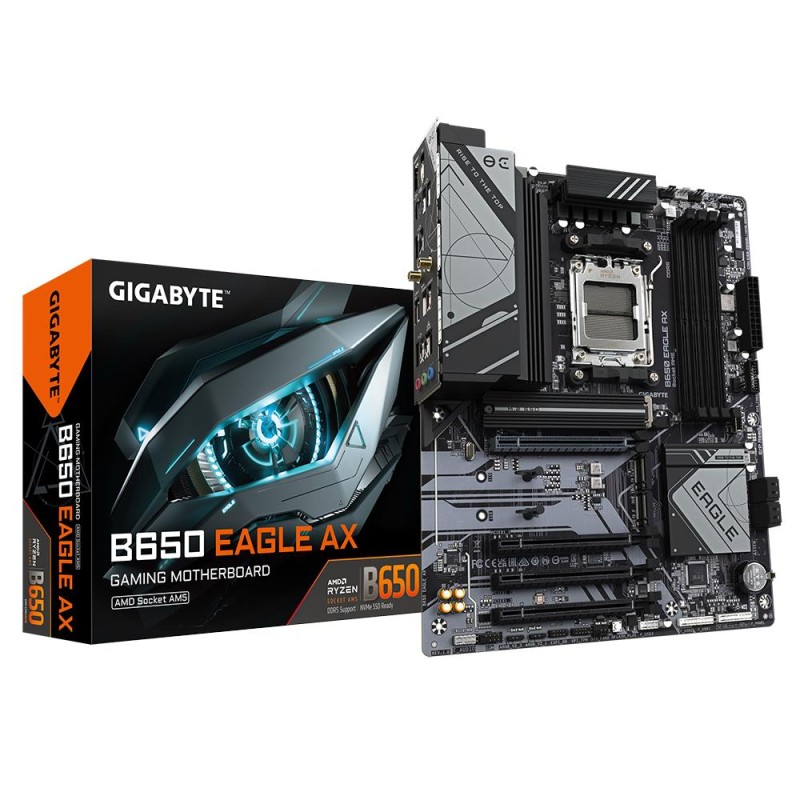 Mainboard|GIGABYTE|AMD B650|SAM5|ATX|Memory DDR5|Memory slots 4|1xPCI-Express 16x|3xPCI-Express 3.0 16x|3xM.2|2xHDMI|1xDisplayPo Mainboard|GIGABYTE|AMD B650|SAM5|ATX|Memory DDR5|Memory slots 4|1xPCI-Express 16x|3xPCI-Express 3.0 16x|3xM.2|2xHDMI|1xDisplayPo