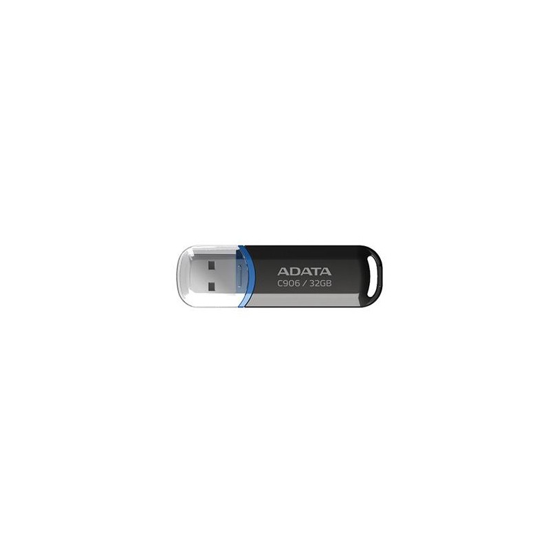 MEMORY DRIVE FLASH USB2 32GB/BLACK AC906-32G-RBK ADATA MEMORY DRIVE FLASH USB2 32GB/BLACK AC906-32G-RBK ADATA
