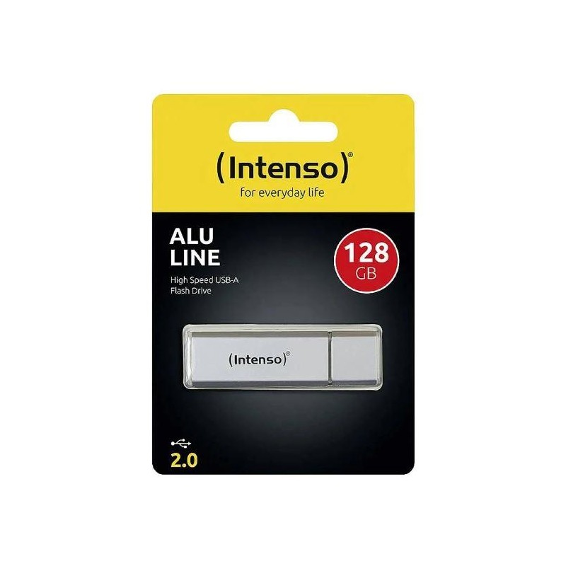 MEMORY DRIVE FLASH USB2 128GB/SILVER 3521496 INTENSO MEMORY DRIVE FLASH USB2 128GB/SILVER 3521496 INTENSO