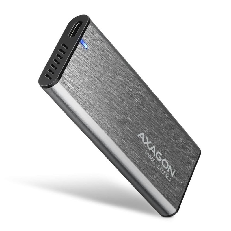 SSD ACC ENCLOSURE M.2 NVME/SATA USB-C EEM2-SG2 AXAGON SSD ACC ENCLOSURE M.2 NVME/SATA USB-C EEM2-SG2 AXAGON