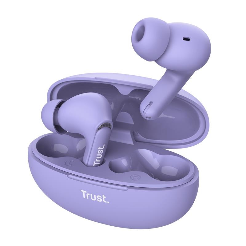 HEADSET EARBUDS YAVI BT ENC/PURPLE 25297 TRUST HEADSET EARBUDS YAVI BT ENC/PURPLE 25297 TRUST