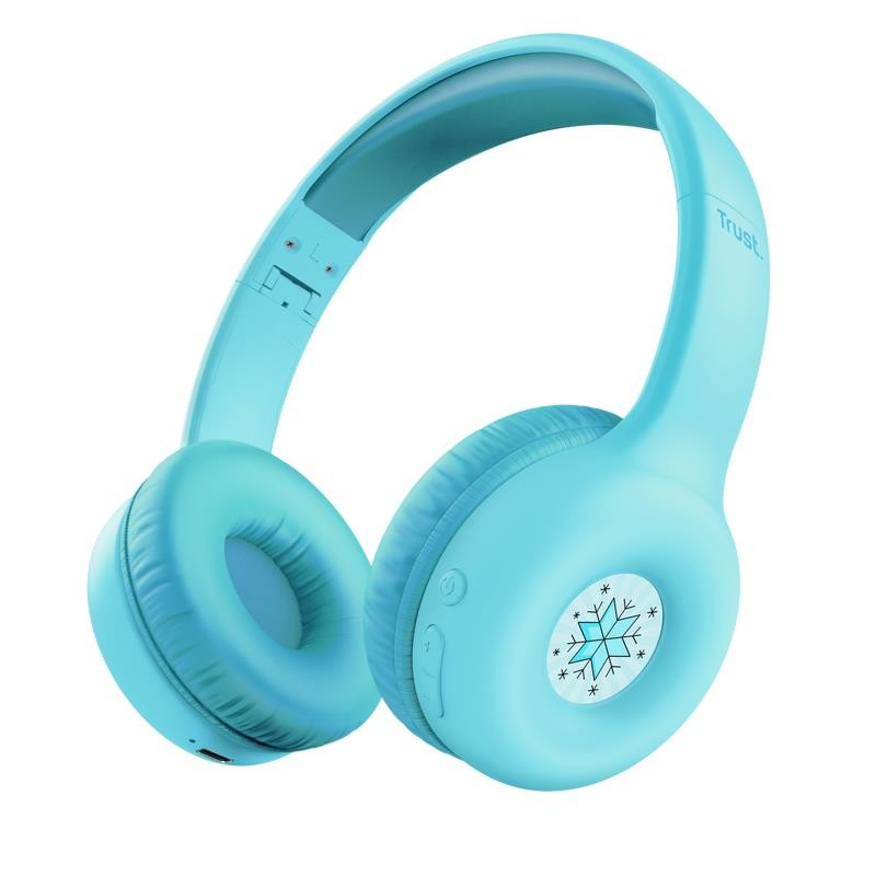 HEADPHONES WRL NOUNA KIDS/BLUE 25275 TRUST HEADPHONES WRL NOUNA KIDS/BLUE 25275 TRUST