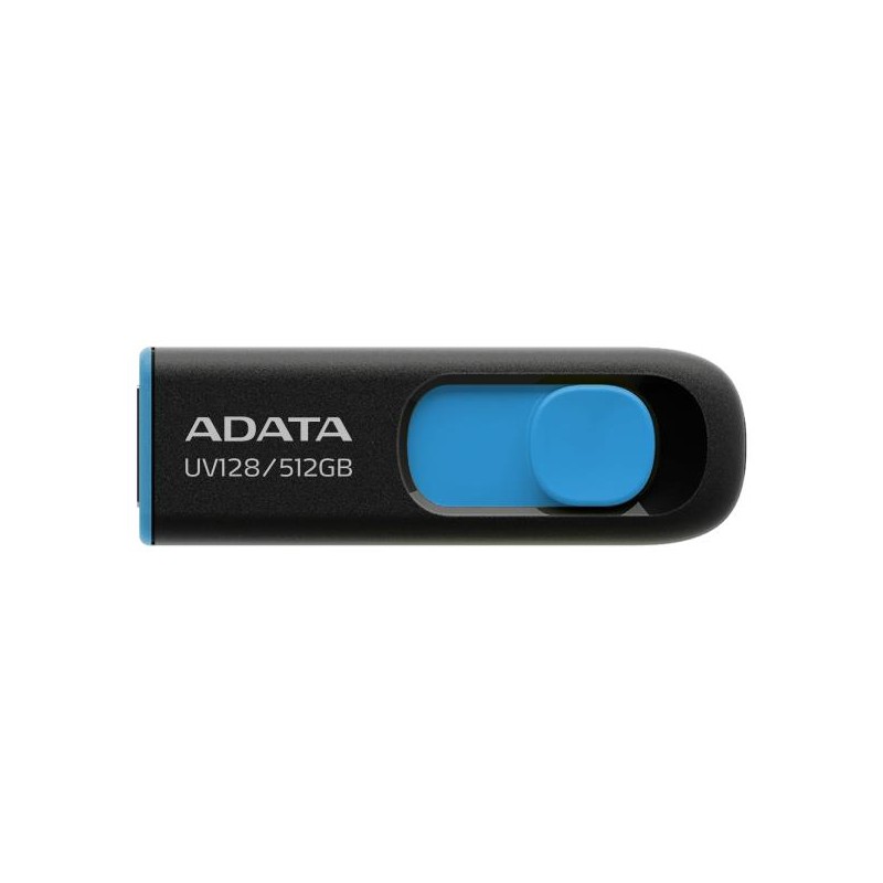 MEMORY DRIVE FLASH USB3 512GB/BLK/BLUE AUV128-512G-RBE ADATA MEMORY DRIVE FLASH USB3 512GB/BLK/BLUE AUV128-512G-RBE ADATA