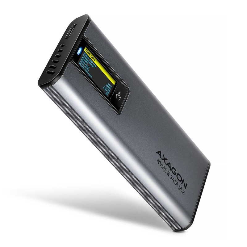 SSD ACC ENCLOSURE M.2 NVME/SATA USB3.2 EEM2-SD2 AXAGON SSD ACC ENCLOSURE M.2 NVME/SATA USB3.2 EEM2-SD2 AXAGON