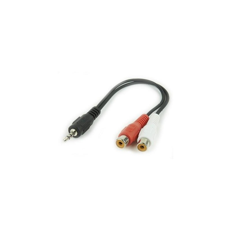 CABLE AUDIO 3.5MM TO 2RCA/SOCKET CCA-406 GEMBIRD CABLE AUDIO 3.5MM TO 2RCA/SOCKET CCA-406 GEMBIRD