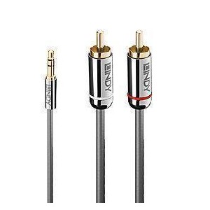 CABLE AUDIO 3.5MM TO PHONO/0.5M 35332 LINDY
