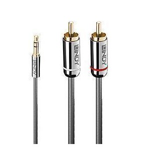 CABLE AUDIO 3.5MM TO PHONO 1M/35333 LINDY