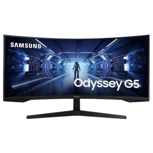 LCD Monitor|SAMSUNG|Odyssey G5|34"|Gaming/Curved/21 : 9|Panel VA|3440x1440|21:9|1 ms|Tilt|Colour Black|LC34G55TWWPXEN