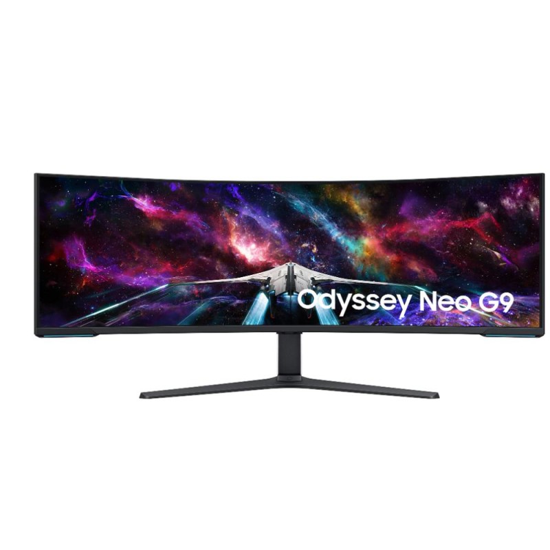 LCD Monitor|SAMSUNG|57"|Gaming/Curved|Swivel|Height adjustable|Tilt|Matte|Panel VA|7680x2160|32:9|240Hz|1 ms|Speakers|Colour Bla LCD Monitor|SAMSUNG|57"|Gaming/Curved|Swivel|Height adjustable|Tilt|Matte|Panel VA|7680x2160|32:9|240Hz|1 ms|Speakers|Colour Bla