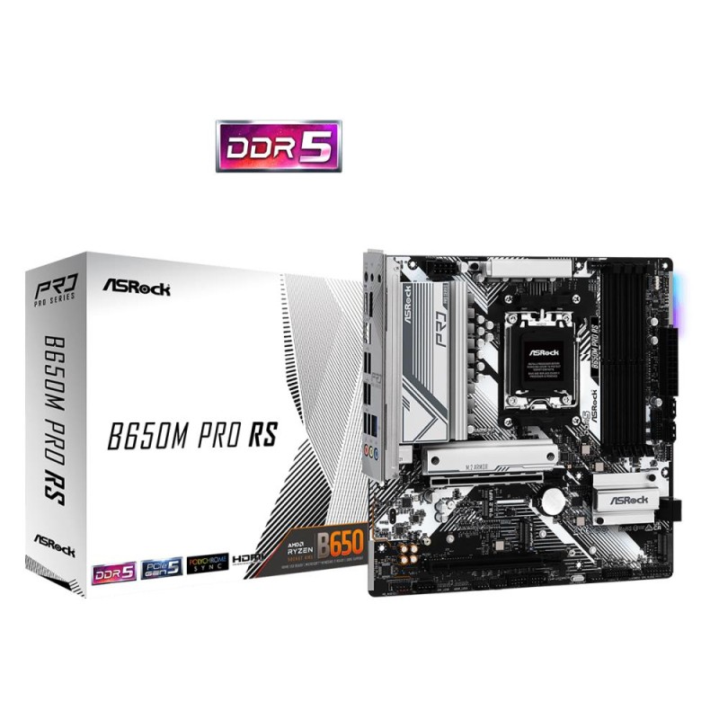 Mainboard|ASROCK|AMD B650|SAM5|Micro-ATX|Memory DDR5|Memory slots 4|1xPCI-Express 3.0 16x|1xPCI-Express 4.0 16x|1xM.2|1xHDMI|1xD Mainboard|ASROCK|AMD B650|SAM5|Micro-ATX|Memory DDR5|Memory slots 4|1xPCI-Express 3.0 16x|1xPCI-Express 4.0 16x|1xM.2|1xHDMI|1xD