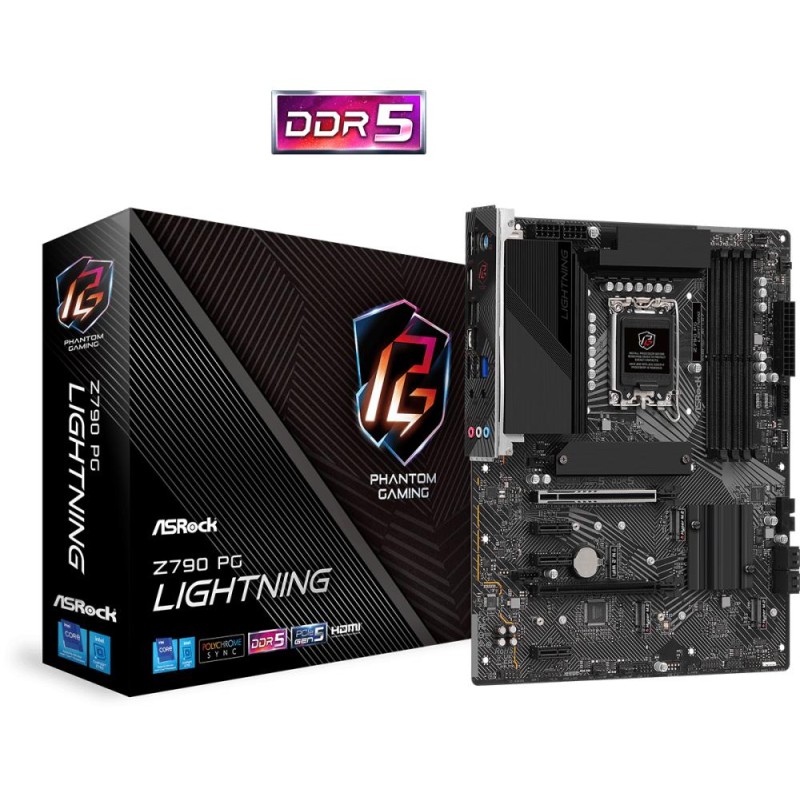 Mainboard|ASROCK|Intel Z790|LGA1700|ATX|Memory DDR5|Memory slots 4|3xPCI-Express 3.0 1x|1xPCI-Express 4.0 16x|1xPCI-Express 5.0 Mainboard|ASROCK|Intel Z790|LGA1700|ATX|Memory DDR5|Memory slots 4|3xPCI-Express 3.0 1x|1xPCI-Express 4.0 16x|1xPCI-Express 5.0