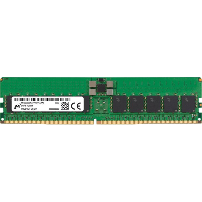 Server Memory Module|MICRON|DDR5|32GB|RDIMM|4800 MHz|CL 40|1.1 V|MTC20F2085S1RC48BR Server Memory Module|MICRON|DDR5|32GB|RDIMM|4800 MHz|CL 40|1.1 V|MTC20F2085S1RC48BR