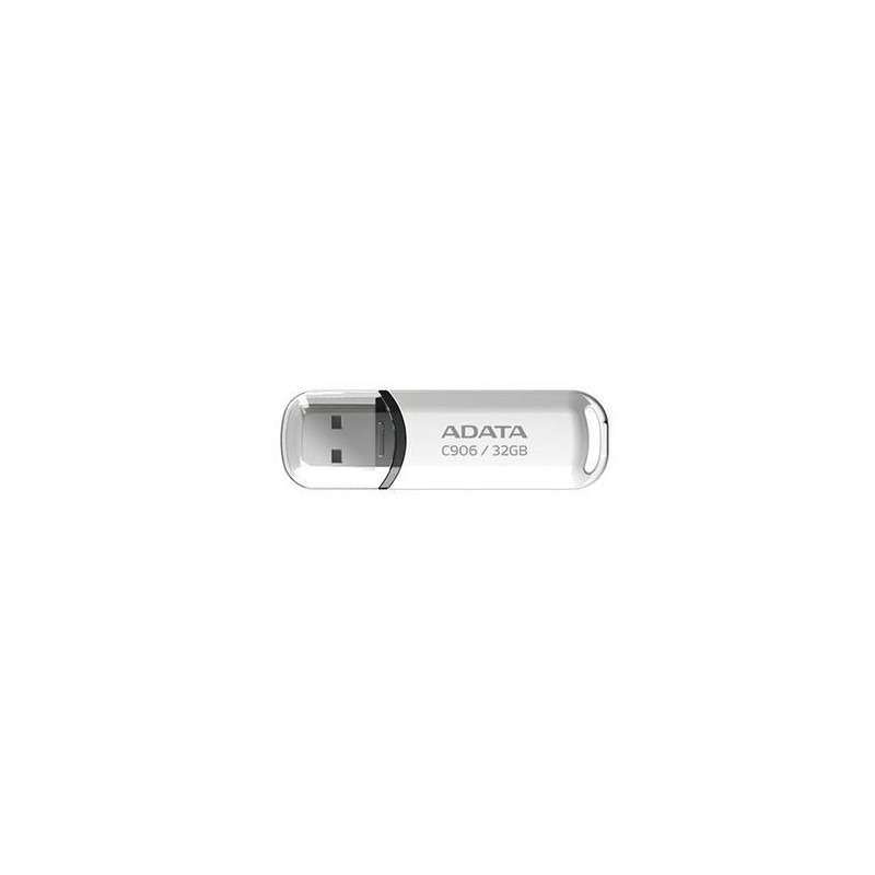 MEMORY DRIVE FLASH USB2 32GB/WHITE AC906-32G-RWH ADATA