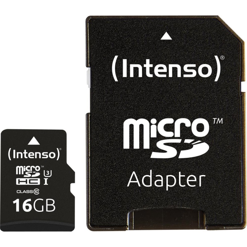 MEMORY MICRO SDHC 16GB C10/W/ADAPTER 3433470 INTENSO MEMORY MICRO SDHC 16GB C10/W/ADAPTER 3433470 INTENSO