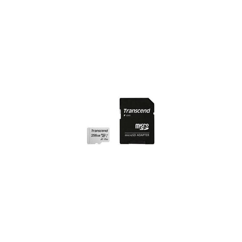 MEMORY MICRO SDXC 256GB W/ADAP/C10 TS256GUSD300S-A TRANSCEND MEMORY MICRO SDXC 256GB W/ADAP/C10 TS256GUSD300S-A TRANSCEND