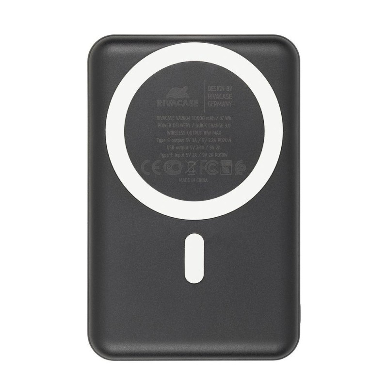 POWER BANK WRL 10000MAH/MAGSAFE VA2604 RIVACASE POWER BANK WRL 10000MAH/MAGSAFE VA2604 RIVACASE