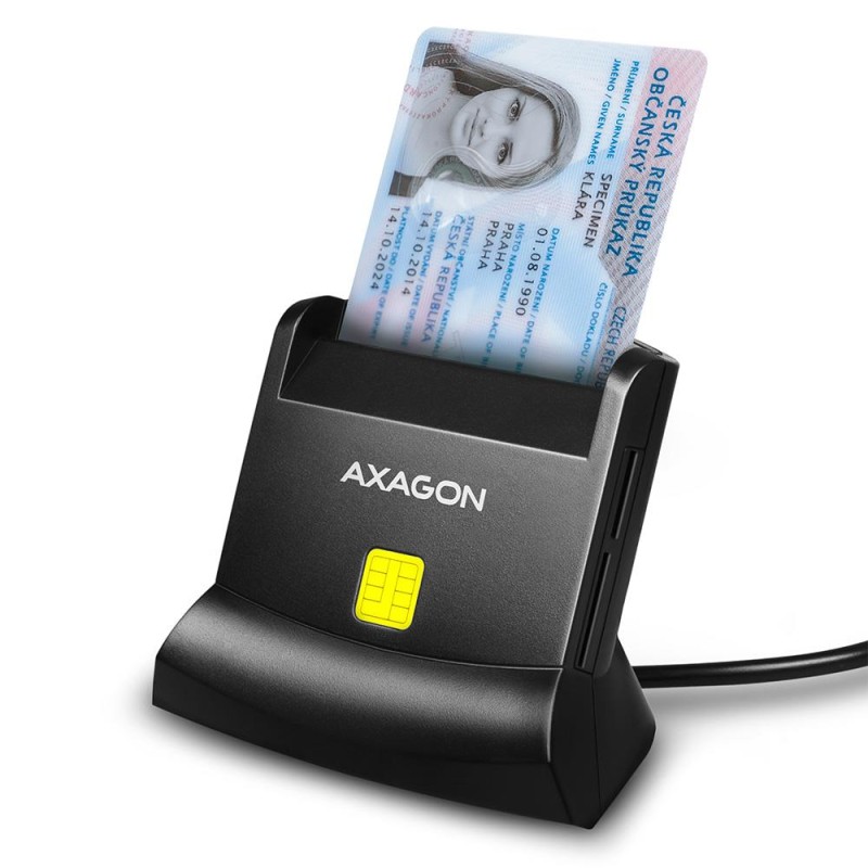 CARD READER STAND SMARTCARD/USB2.0 CRE-SM2 AXAGON CARD READER STAND SMARTCARD/USB2.0 CRE-SM2 AXAGON