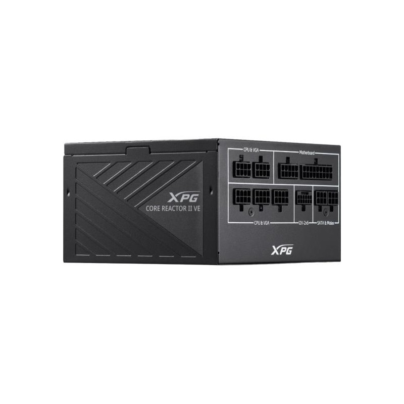 Power Supply|ADATA|XPG CORE REACTOR II VE|850 Watts|Efficiency 80 PLUS GOLD|COREREACTORIIVE850G-BKCEU Power Supply|ADATA|XPG CORE REACTOR II VE|850 Watts|Efficiency 80 PLUS GOLD|COREREACTORIIVE850G-BKCEU