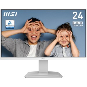 LCD Monitor|MSI|PRO MP2412W|23.8"|Business|Panel VA|1920x1080|16:9|100 Hz|1 ms|Colour White|PROMP2412W