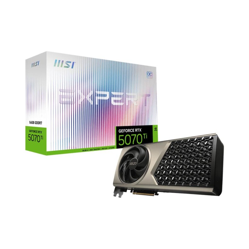 Graphics Card|MSI|NVIDIA|GeForce RTX 5070 Ti|16 GB|GDDR7|256 bit|PCI Express x16 5.0|Active|RTX5070TI16GEXPERTOC Graphics Card|MSI|NVIDIA|GeForce RTX 5070 Ti|16 GB|GDDR7|256 bit|PCI Express x16 5.0|Active|RTX5070TI16GEXPERTOC