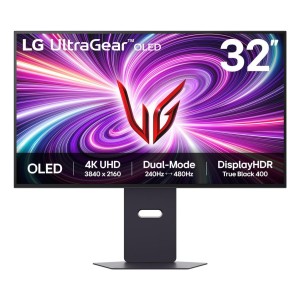Monitor|LG|32GS95UV-B|32"|Gaming/4K|Panel OLED|3840x2160|16:9|240 Hz|Matte|0.03 ms|Speakers|Swivel|Pivot|Height adjustable|Tilt|
