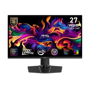 Monitor|MSI|MAG 271QP QD-OLED X24|26.5"|Gaming|Swivel|Pivot|Height adjustable|Tilt|Matte|Panel QD-OLED|2560x1440|16:9|240 ??|0.0