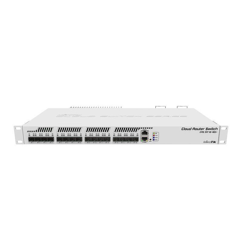 Switch|MIKROTIK|Type L3|Rack|1x10Base-T / 100Base-TX / 1000Base-T|16xSFP+|1xRJ45|CRS317-1G-16S+RM Switch|MIKROTIK|Type L3|Rack|1x10Base-T / 100Base-TX / 1000Base-T|16xSFP+|1xRJ45|CRS317-1G-16S+RM
