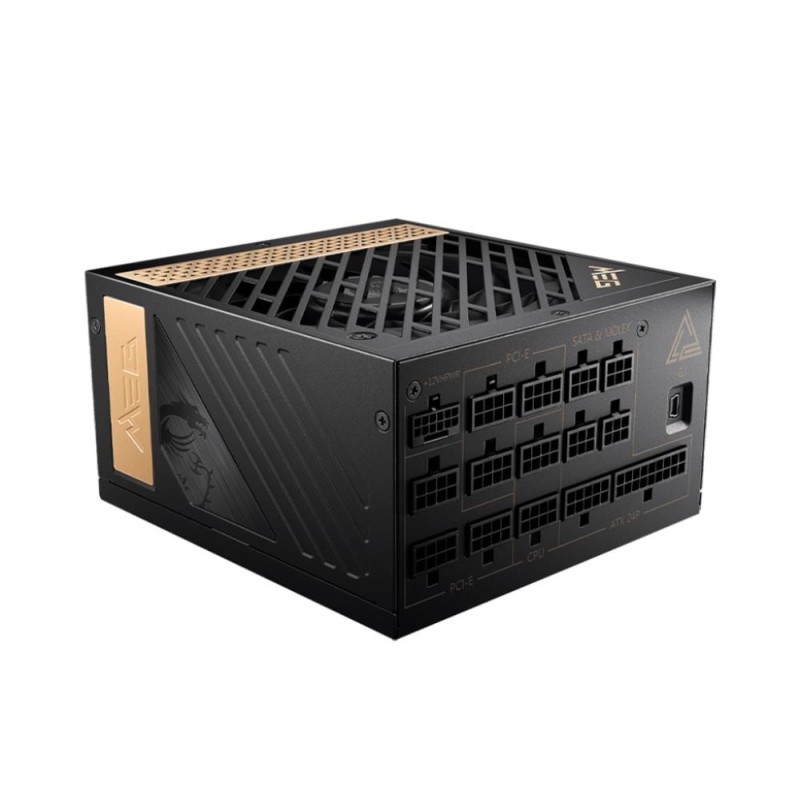 Power Supply|MSI|1300 Watts|Efficiency 80 PLUS PLATINIUM|PFC Active|MEGAI1300PPCIE5 Power Supply|MSI|1300 Watts|Efficiency 80 PLUS PLATINIUM|PFC Active|MEGAI1300PPCIE5