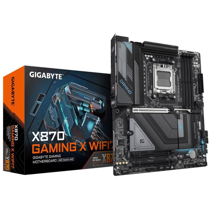 Mainboard|GIGABYTE|AMD X870|SAM5|ATX|Memory DDR5|Memory slots 4|2xPCI-Express 3.0 1x|1xPCI-Express 5.0 16x|3xM.2|1xHDMI|4xUSB 2. Mainboard|GIGABYTE|AMD X870|SAM5|ATX|Memory DDR5|Memory slots 4|2xPCI-Express 3.0 1x|1xPCI-Express 5.0 16x|3xM.2|1xHDMI|4xUSB 2.