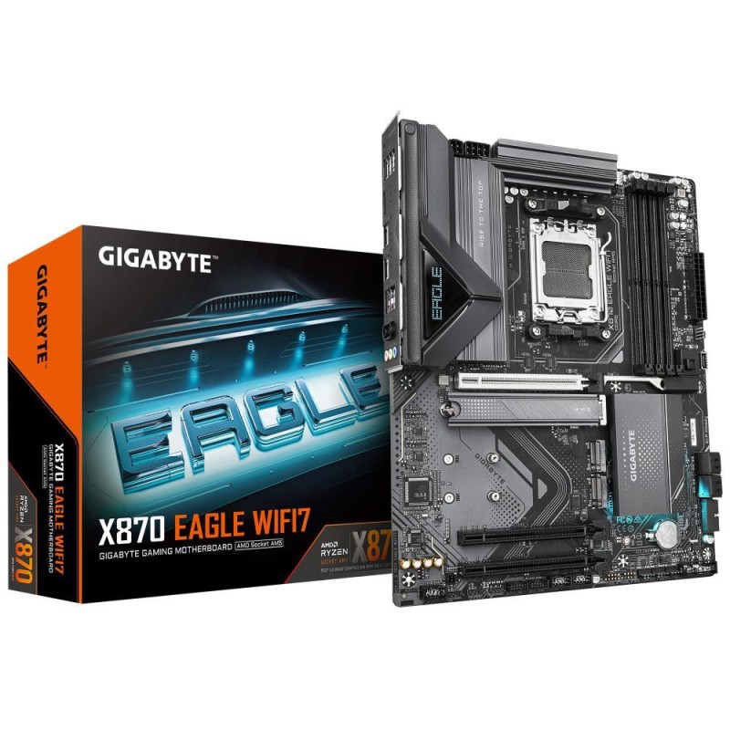 Mainboard|GIGABYTE|AMD X870|SAM5|ATX|Memory DDR5|Memory slots 4|2xPCI-Express 3.0 1x|1xPCI-Express 5.0 16x|3xM.2|1xHDMI|4xUSB 2.